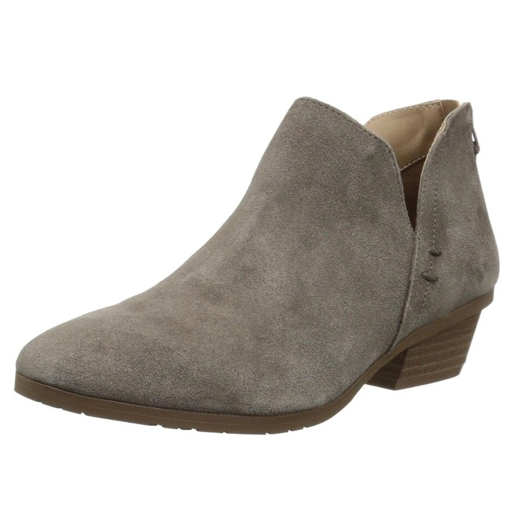 Kenneth Cole Gray Suede Ankle Booties
